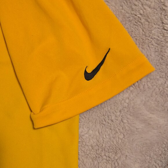 Men's Pittsburgh Steelers NIKE DRI-FIT Gold Polo Size Large - Picture 4 of 8